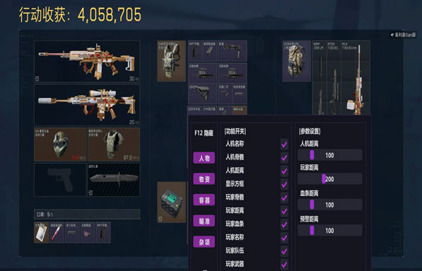 三角洲手炮辅助线软件效果